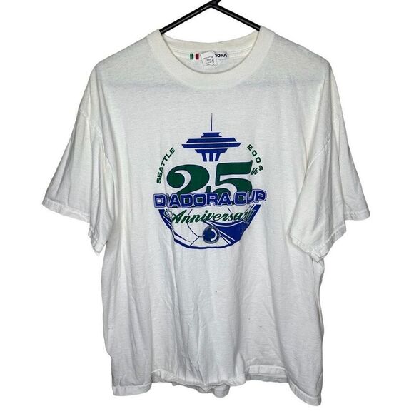 Y2K Diadora Seattle Soccer T Shirt Large - Picture 1 of 4